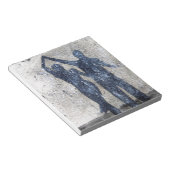 Lovers dansen in de regen notitieblok (Schuin)