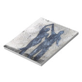 Lovers dansen in de regen notitieblok (Gedraaid)