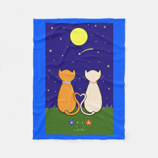 Lovers Fleece Deken (Voorkant)