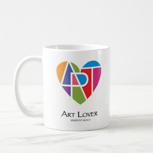 Lover's Heart® Art Lover's Heart Mug (Gauche)