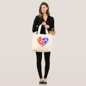 LOVER'S HEART® USA Sac fourre-tout (Devant (modèle))