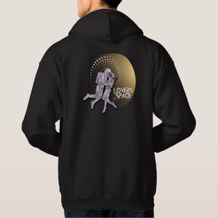 Lovers in de ruimte hoodie