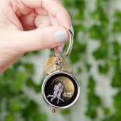 Lovers in de ruimte sleutelhanger (Hand)