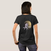 Lovers in de ruimte t-shirt (Achterkant volledig)