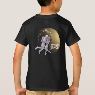 Lovers in de ruimte t-shirt