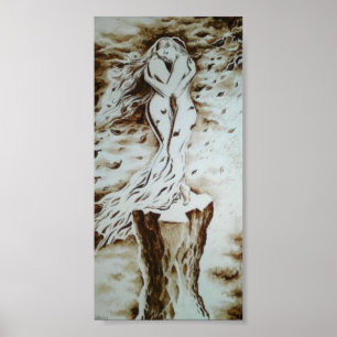 Lovers in de wind poster