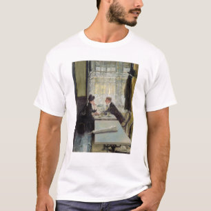 Lovers in een café t-shirt