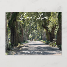 Lover's Lane, Moss Point, MS Briefkaart