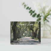 Lover's Lane, Moss Point, MS Briefkaart (Staand voorkant)