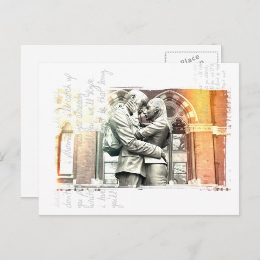 LOVERS "langeafstand" Briefkaart (Voorkant / Achterkant)