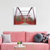Lover's Leap Bridge Canvas Afdruk (Insitu (Woonkamer))