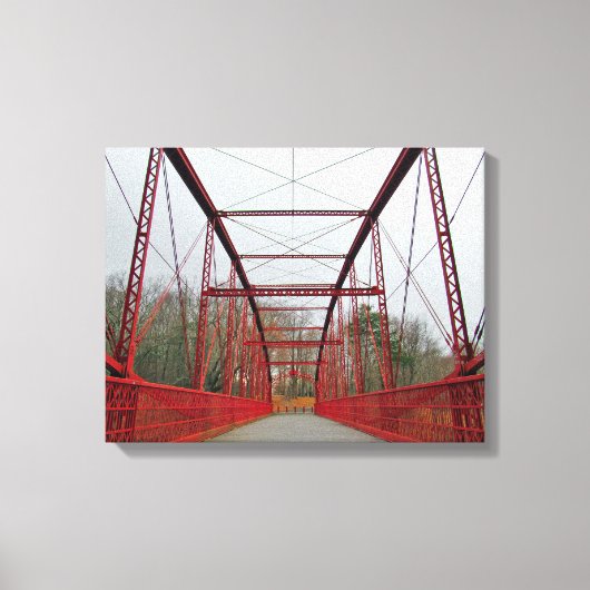 Lover's Leap Bridge Canvas Afdruk (Voorkant)
