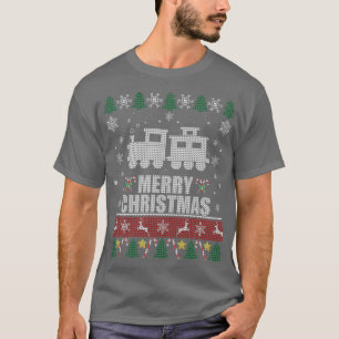 Lovers met een lomp-kerstabel t-shirt
