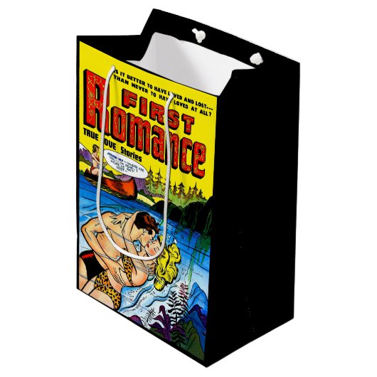 Lovers Ocean Romance  Comics Medium Cadeauzakje (Voorkant Gekanteld)