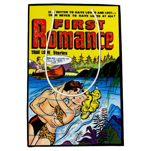 Lovers Ocean Romance  Comics Medium Cadeauzakje (Voorkant)