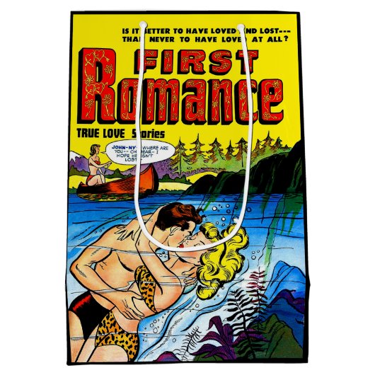 Lovers Ocean Romance Comics Medium Cadeauzakje (Achterkant)