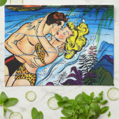 Lovers Ocean Romance  Comics Theedoek (Gevouwen)