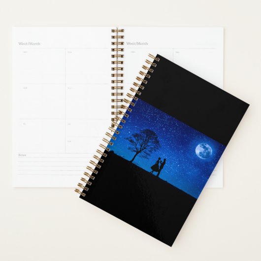 Lovers onder volle maan planner (Display)