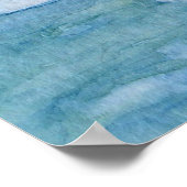 Lovers op een Sailboot Ketubah Poster (Hoek)