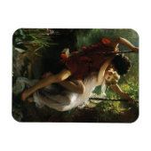 Lovers op een Swing. Lente van Pierre Auguste Cot Magneet (Horizontaal)