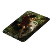 Lovers op een Swing. Lente van Pierre Auguste Cot Magneet (Linkerzijde)