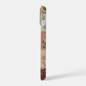 Lovers Patchwork Quilt Floral Botanical Rose iPhone 15 Hoesje (Linkerkant)