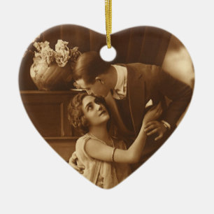 Lovers, Romance van liefde Romantische muziek Keramisch Ornament