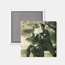 Lovers Secrets Sexy  Pin-up Couple Love Magneet