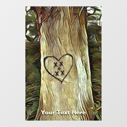 Lovers Tree Raamsticker (Vel)