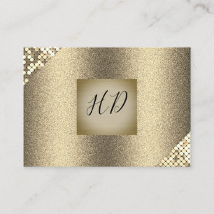 Lovertjes en Glitters / Executive Goud (Executive) Visitekaartje