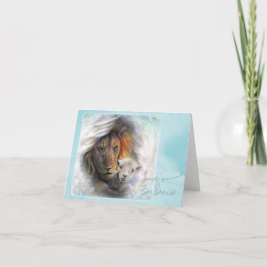 "Love's Embrace", gevouwen Note Card Notitiekaartje (Voorkant)