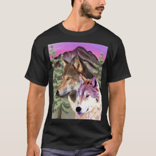 Loves Wolven Wolf Gezicht 16 T-shirt