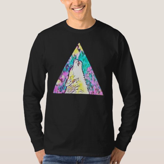 Loves Wolves wolf Face 17 T-shirt (Voorkant)