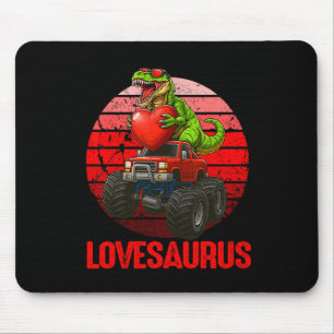 Lovesaurus Dinosaur Monster Truck Valentijn Peuter Muismat