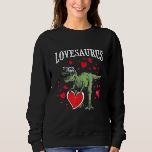 Lovesaurus Valentijnsdag T Rex Dinosaur Boys Kinde Trui