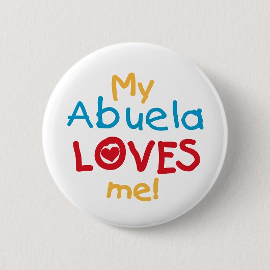 LOVESMEabuela Ronde Button 5,7 Cm (Voorkant)