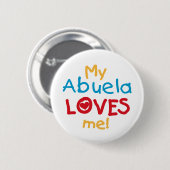 LOVESMEabuela Ronde Button 5,7 Cm (Voorkant /achterkant)