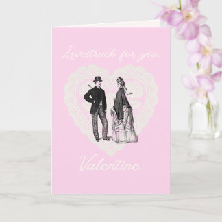 Lovestruck for you, Valentine Valentine's Day Card Kaart