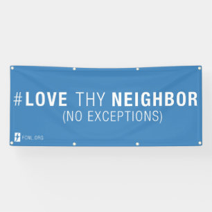 #LoveThyBanner Spandoek