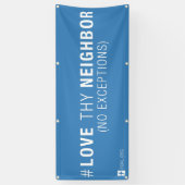 #LoveThyBanner Spandoek (Verticaal)