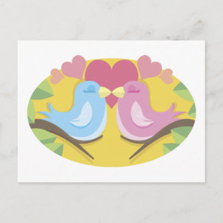 Lovevogels Briefkaart