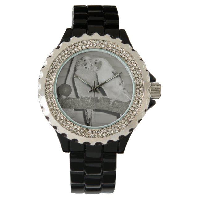 Lovevogels Horloge (Voorkant)