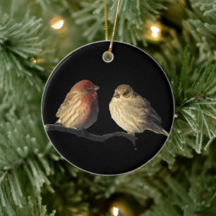 Lovevogels Keramisch Ornament