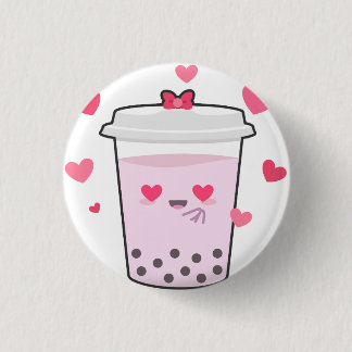 Lovey Dovey Nika Button Pin