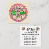 Lovin' From the Oven Carte de visite version (Devant / Derrière)