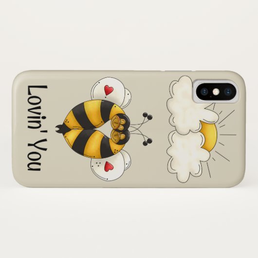 Lovin' Hoesje-Mate Barely Daar iPhone X Hoesje (Achterkant (horizontaal))