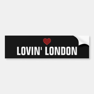 LOVIN' LONDON-Bumpersticker Cool design! Bumpersticker