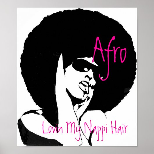 LOVIN MIJN NAPPI HAIR POSTER (Voorkant)