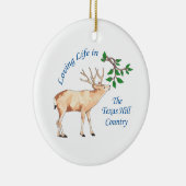 LOVIN TEXAS HILL LAND KERAMISCH ORNAMENT (Rechts)