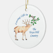 LOVIN TEXAS HILL LAND KERAMISCH ORNAMENT (Links)